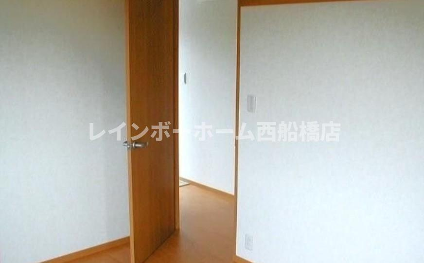 松戸市六高台５丁目のアパートの寝室
