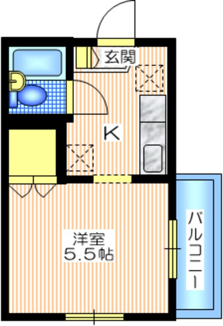 内田マンションの間取り
