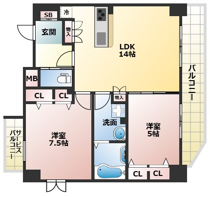 【間取り】 | Mon MaisonⅠ