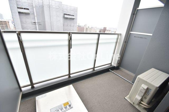 MAXIV大阪長田のバルコニー