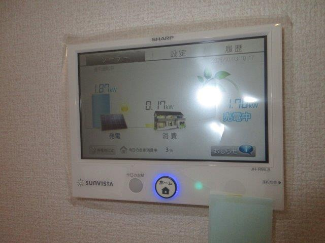 倉敷市宮前のアパートの設備|太陽光発電メーター