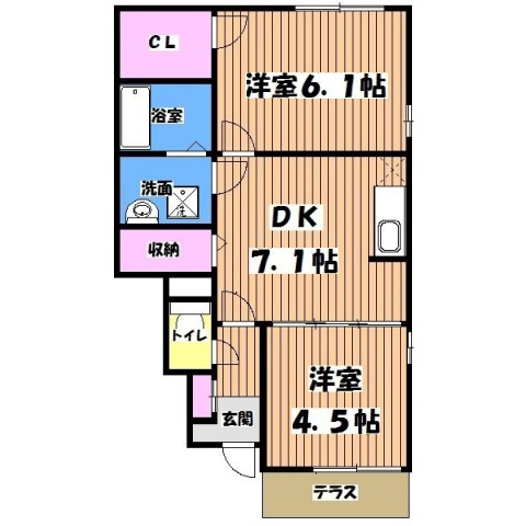 【間取り】 | ヴィラ・コンフォーレ