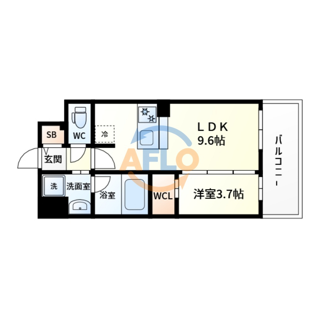 ソルテラスUMEDA NORTHの間取り