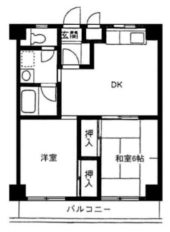 【間取り】 | 中島ＩＣハイツ | 間取り