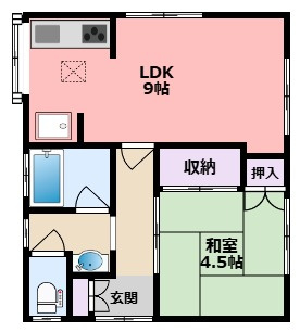 【間取り】 | 小曽根町4丁目戸建