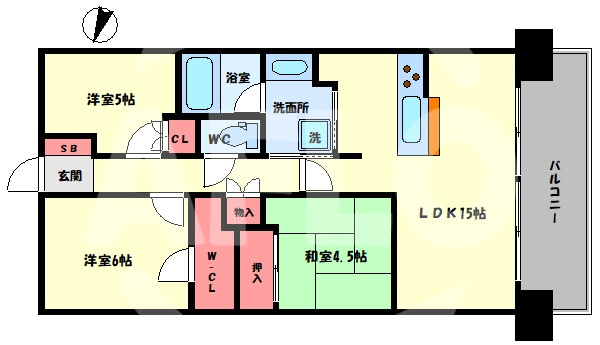 パークホームズノースゲートスクエアの間取り|パークホームズノースゲートスクエア　間取り図