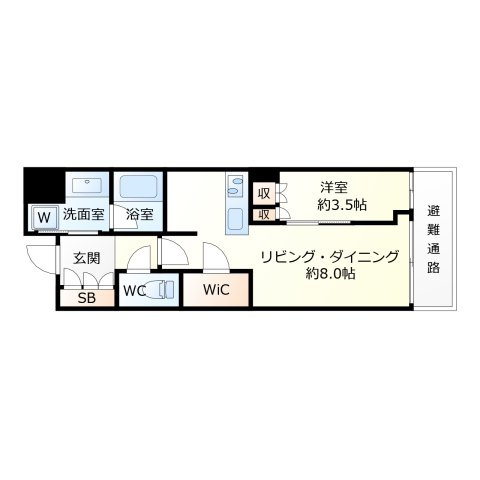 Brillia Tower堂島　中之島小学校区の間取り|Brillia Tower堂島　間取り