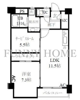 【間取り】 | ヴェルセ用賀