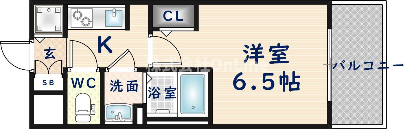 S-RESIDENCE高井田beletaの間取り