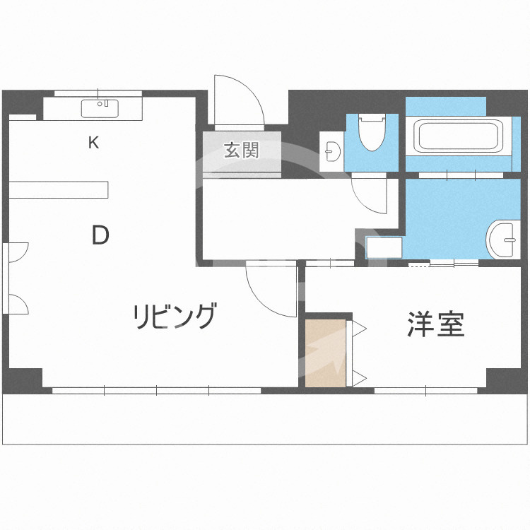 リバージュ伊藤の間取り|リバージュ伊藤　間取り