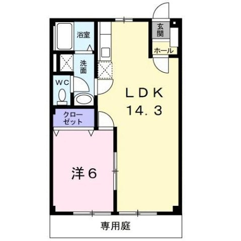 ロイヤルハイツⅢの間取り