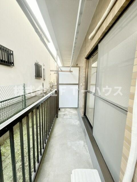 メゾン市川のバルコニー