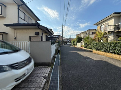 【前面道路含む現地写真】 | 野田市二ツ塚　2021年リフォ－ム　4LDK