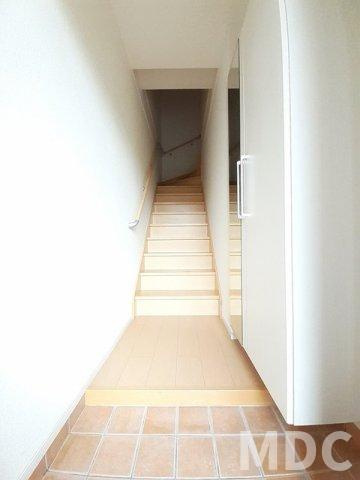 吉野川市鴨島町喜来のアパートの玄関