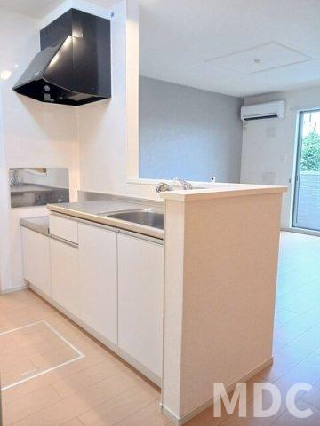 吉野川市鴨島町喜来のアパートのキッチン