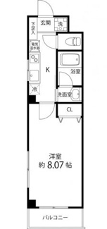 【間取り】 | サンイング北松戸 | 間取りです。