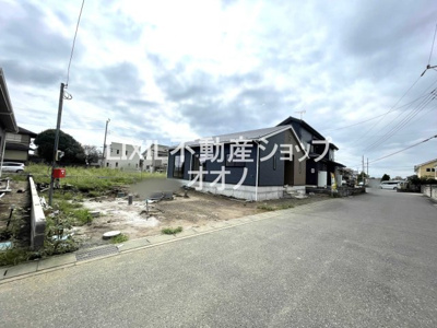 【前面道路含む現地写真】 | 加須市水深新築全2棟　2号棟
