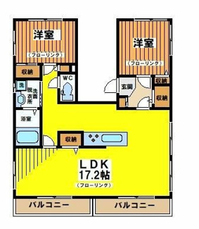【間取り】 | 柳澤ビル | 間取りです。