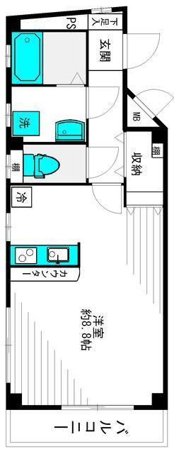 テクニアートの間取り