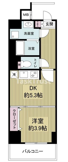 【間取り】 | ドゥーエ玉造