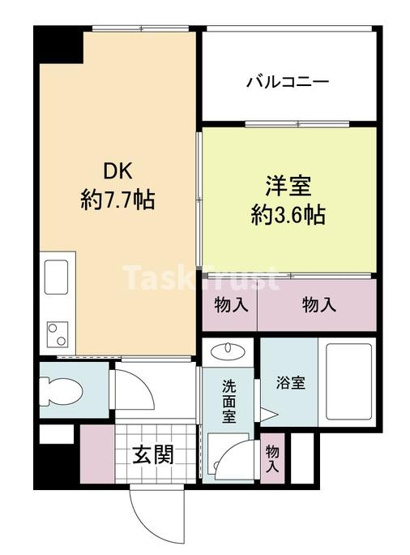 【間取り】 | アリス・マナーガーデン谷町