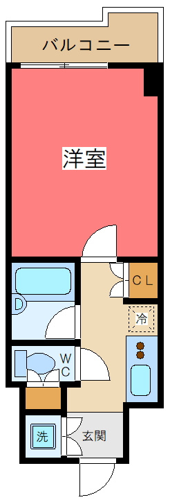 ルーブル明大前の間取り
