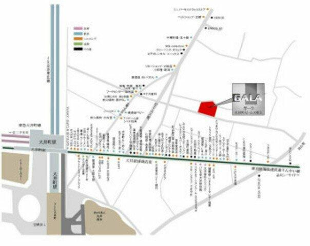 【地図】 | ガーラ大井町ゼームス坂上