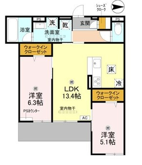 D-residence服部寿町の間取り