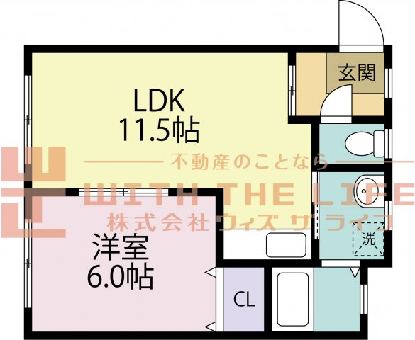 ソレイユ諏訪野【キャッシュバック対象物件】の間取り