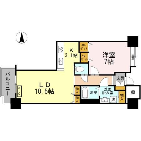 【間取り】 | 品川シーサイドビュータワー Ⅰ