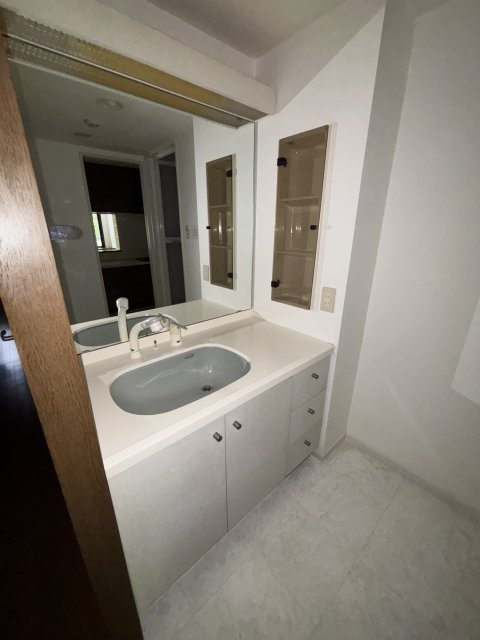芦屋市朝日ケ丘町の賃貸マンションの洗面所