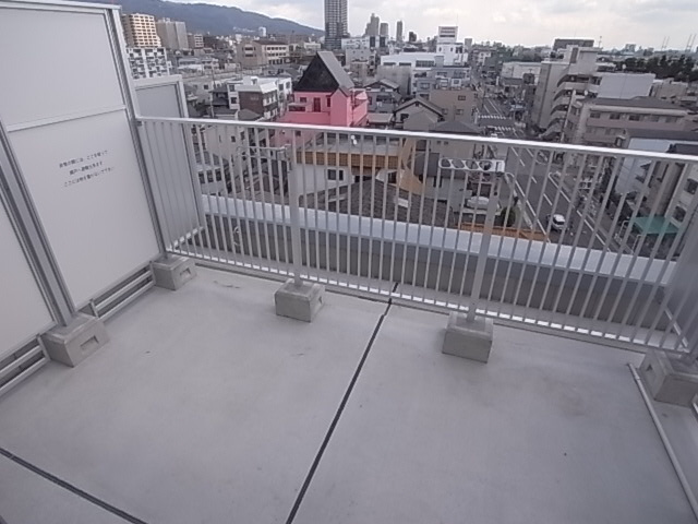神戸市東灘区御影塚町２丁目の賃貸マンションのバルコニー