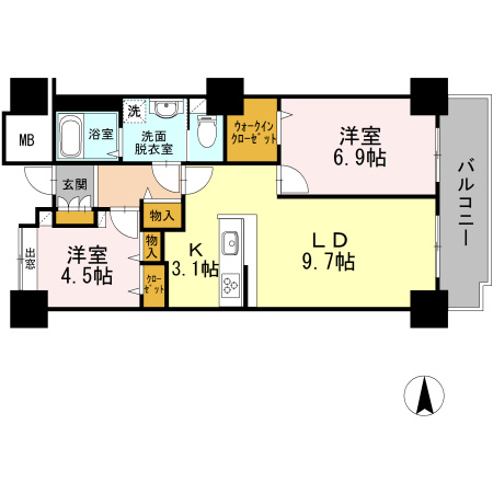 【間取り】 | 品川シーサイドビュータワー Ⅰ