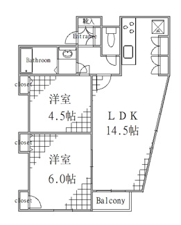 【間取り】 | フォレストコート木場