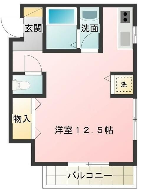 すみれ荘の間取り|間取りです。