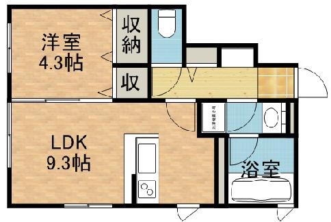 グリュックガッセの間取り