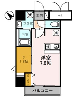 ONLYONE小花Ⅱの間取り