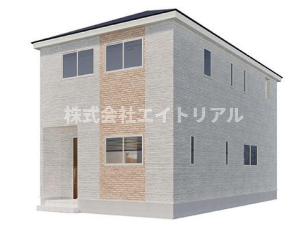 可児市土田　第8　新築戸建　全4棟の外観パース|外観イメージ