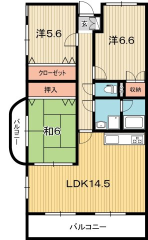 メゾンふだばの間取り