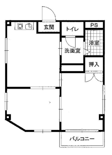 コスモス中野の間取り|間取りです。