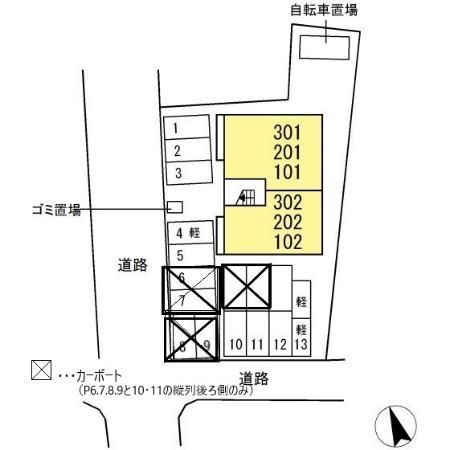 A-Garden 門司の区画図