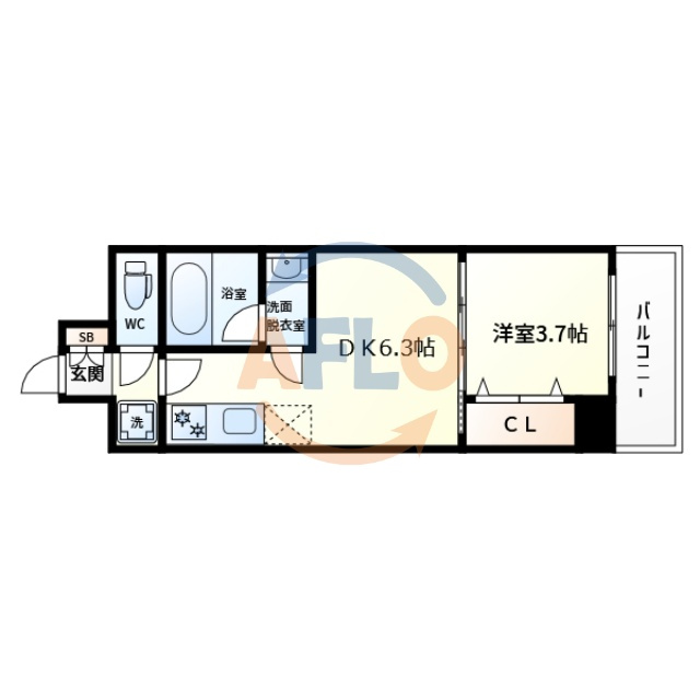 Alivis九条の間取り|Alivis九条　間取り