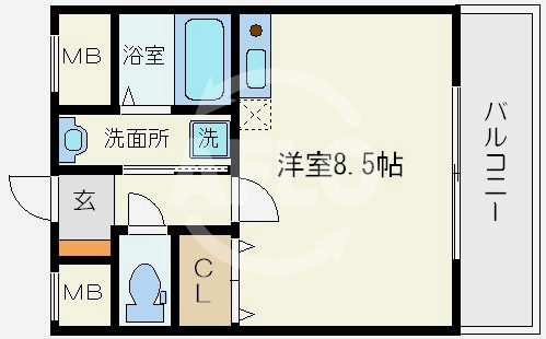 ヴィッラリエートエムの間取り|ヴィッラリエートエム　間取り