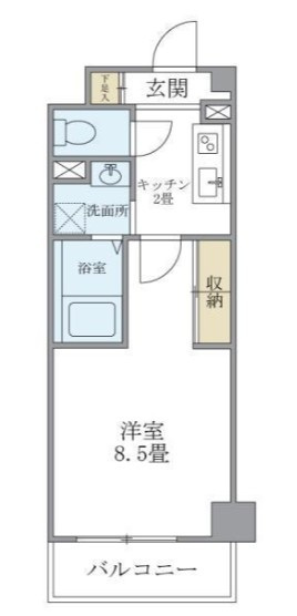 ドミール平和台の間取り|間取りです。