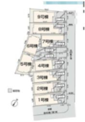 『八王子市新築戸建て』並木町22－1【仲介手数料無料】の区画図|～仲介手数料無料☆八王子ひなた不動産～八王子市並木町　新築戸建て