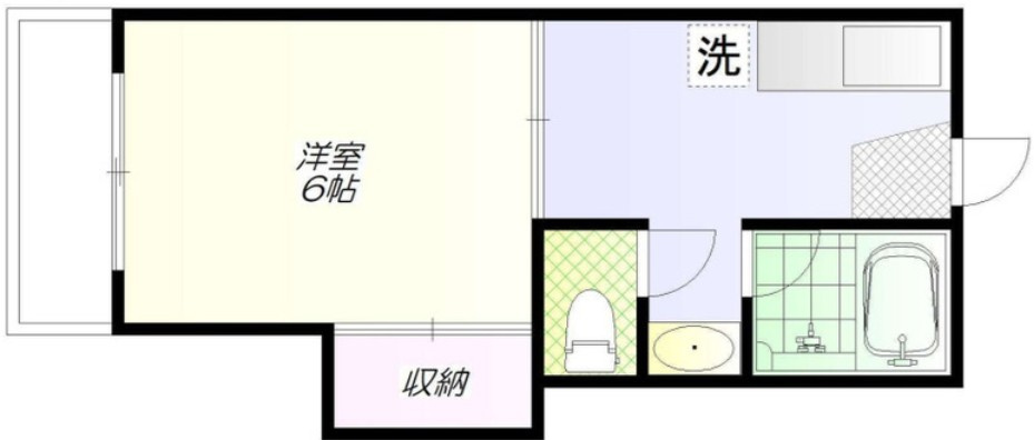 富士見荘新館の間取り|間取りです。