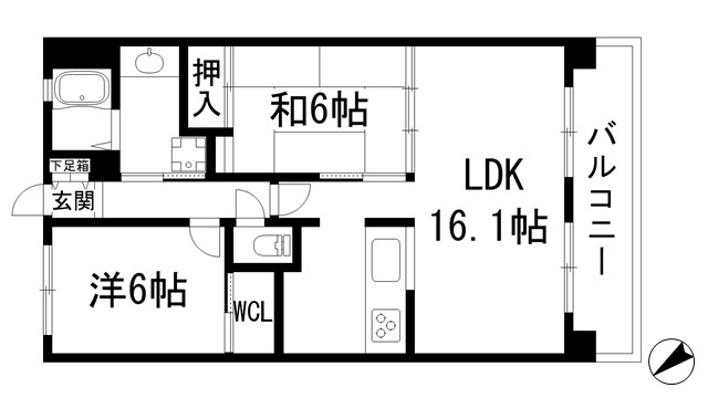 【間取り】 | エスリード宝塚