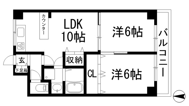 【間取り】 | ソワ宝塚