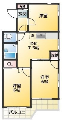 モンターニュ駒込の間取り|間取りです。