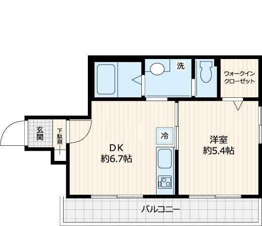 フィカーサ北池袋の間取り|間取りです。